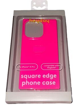 Heyday Square Case for Apple iPhone 15 Pro MagSafe
Neon Pink
New in Box